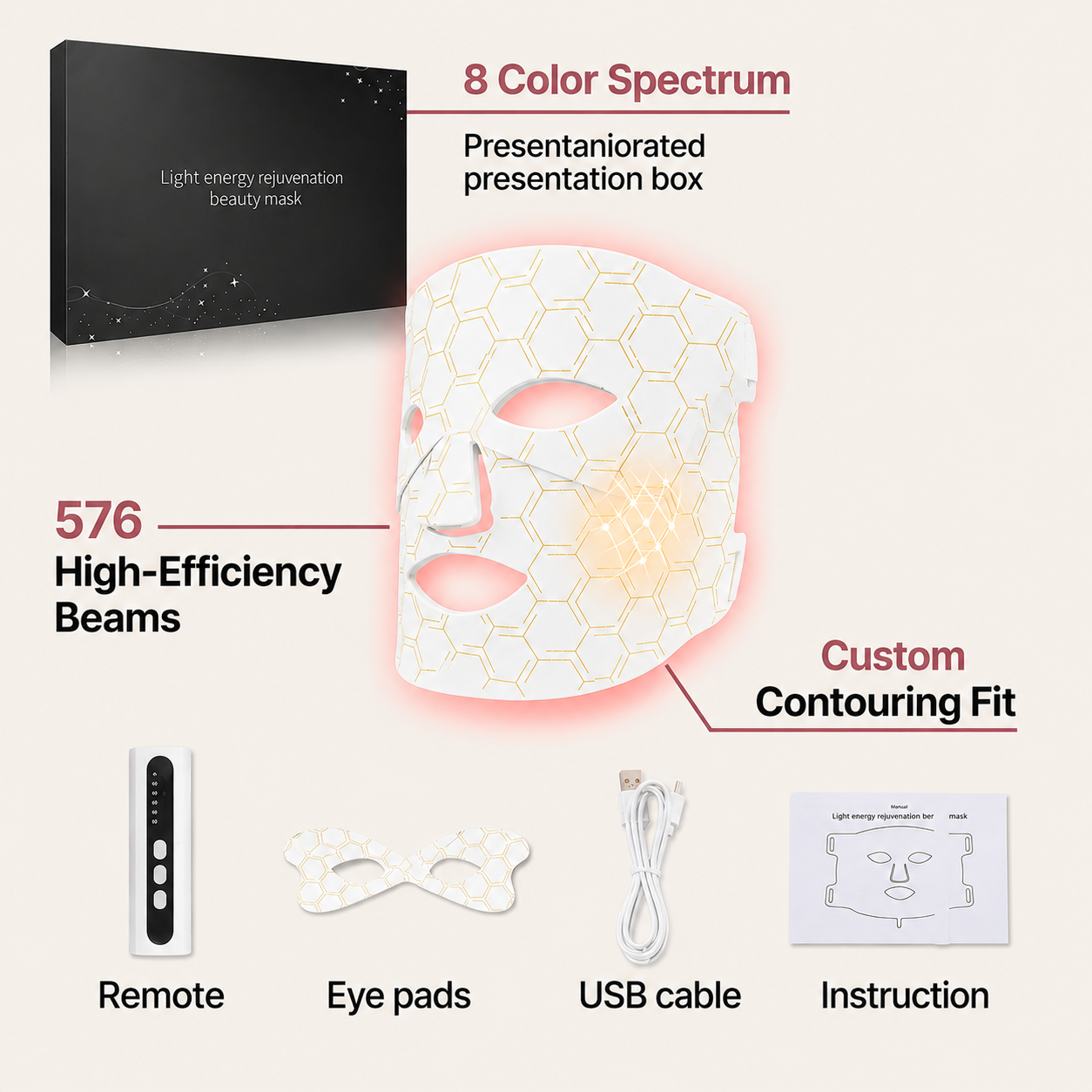 LumeCura LED Beauty Mask